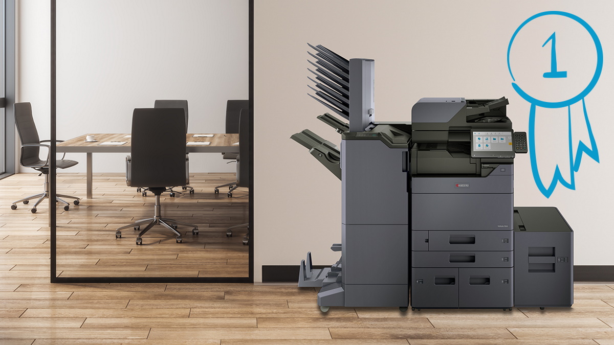 Kyocera multifunction copier in a modern office